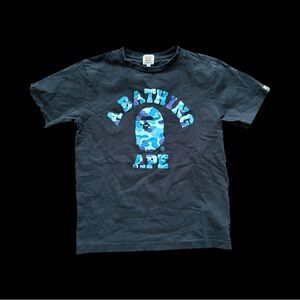 Bape Kids Black and Blue Short Sleeve Tee